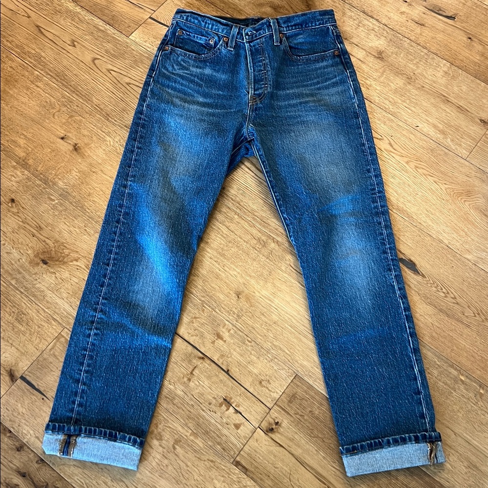 Men's & Women 501 button butterfly Levi’s Blue